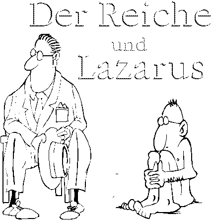 Der Reiche und Lazarus